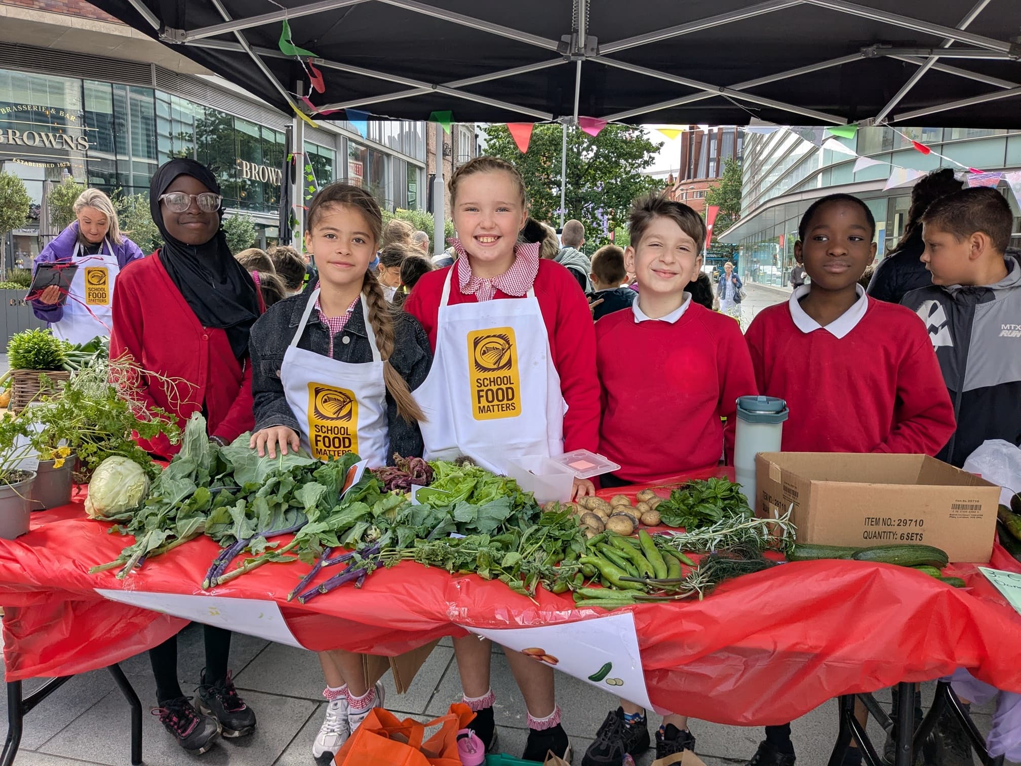 Young Marketeers to Sell School-Grown Produce at Liverpool and Knowsley Market Days